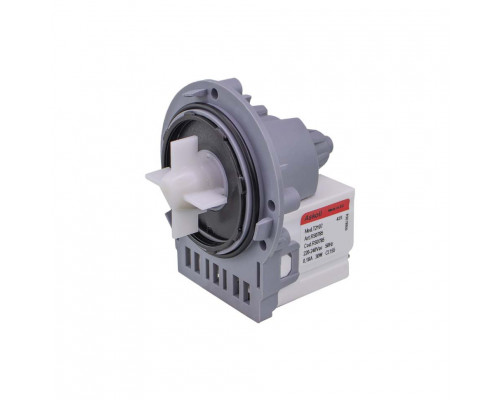 Сливной насос (помпа) 40W, Askoll для Ariston, AEG, Indesit, Electrolux, Zanussi, Candy, LG, Bosch, Whirlpool, Samsung, Al-обмотка, клеммы сзади раздельно, на винтах, 220V (PMP026UN), Р000А